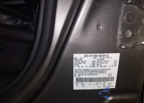 2013 Ford Edge Sel from USA, damaged, VIN 2FMDK4JC5DBB49337